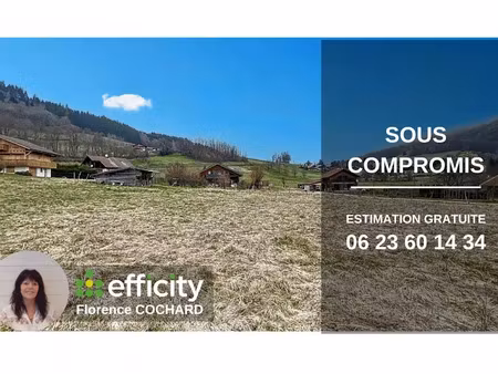 vente terrain 1094 m² à habère-poche (74420)  199 000 €