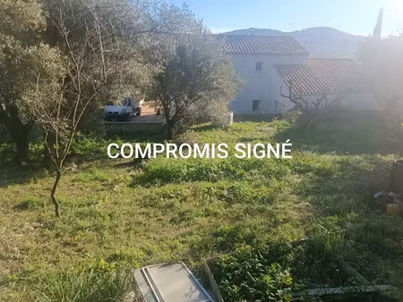 vente terrain 507 m² à la cadière-d'azur (83740)  270 000 €