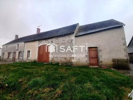 a proximite de poulaines  longere et dependances