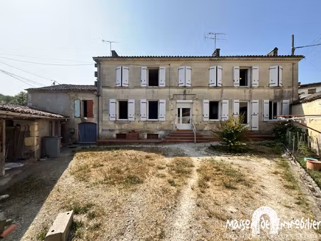 à vendre à louzac saint andré - spacieuse maison charentaise