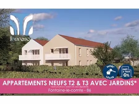vente programme neuf t2  t3 41 à 60 m² fontaine-le-comte (86240)