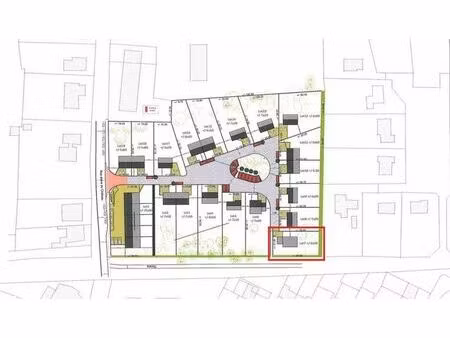 splendide terrain plat de 625 m²