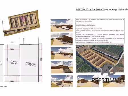 location locaux professionnels 490 m² à borgo (20290)  2 155 €