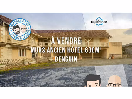 vente immeuble 443 m² denguin (64230)