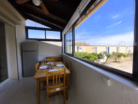 location appartement 3 pièces 40m2 le barcarès 66420 - - surface privée