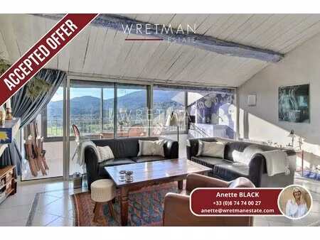 appartement 4 pièces avec terrasse et vue panoramique - fayence