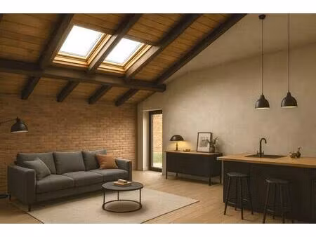 quincieux- t3 type loft à rénover