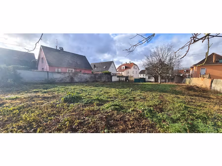 sausheim terrain à bâtir.