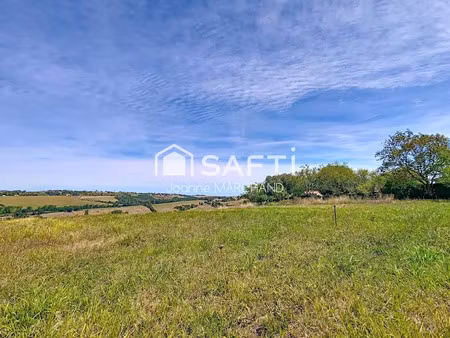 vente terrain 1489 m² à aureville (31320)  249 000 €