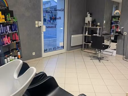 salon de coiffure - fond de commerce