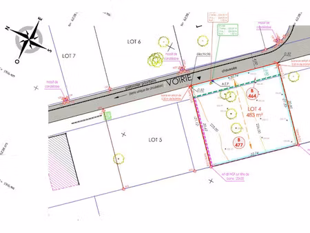 vente terrain 483 m² à emagny (25170)  59 000 €