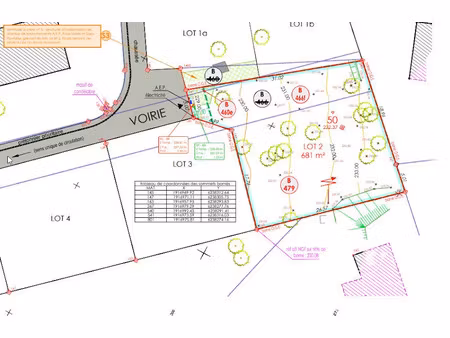 vente terrain 681 m² à emagny (25170)  79 000 €