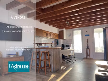 vente appartement 2 pièces  43.06m²  la bernerie