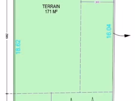 vente terrain à batir 171 m² à la chapelle-des-marais (44410)  43 000 €
