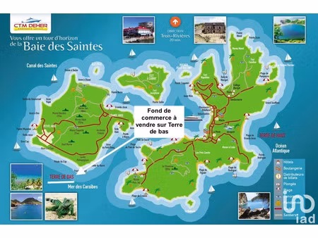 vente locaux professionnels 48 m² à terre de bas (97136)  49 500 €