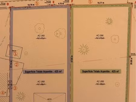 vente terrain à batir