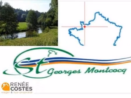 vente en nue propriété - f70-h71 ans - st georges montcocq (5000