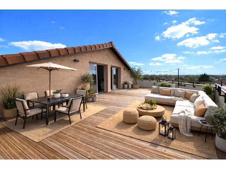 appartement bruguieres 4 pièces 90m² + 65m² de terrasse ! bruguieres