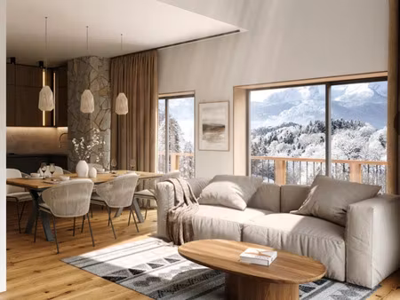 vente appartement 2 pièces 42 m² à les houches (74310)  354 500 €