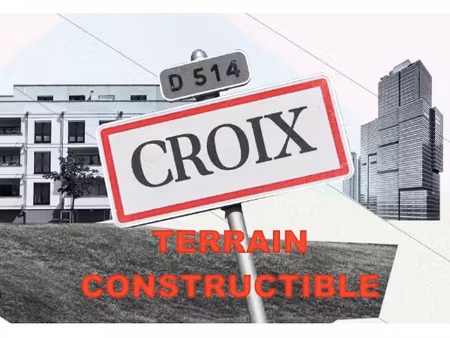 en vente terrain non constructible 288 m² – 145 000 € |croix