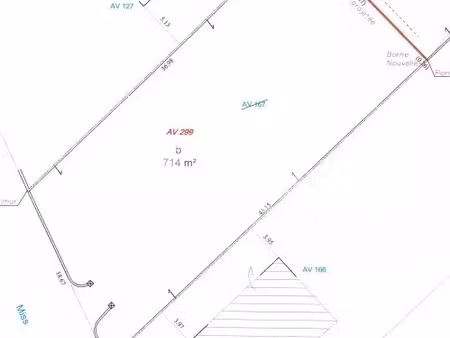 vente terrain à batir 714 m² à verdun (55100)  55 000 €