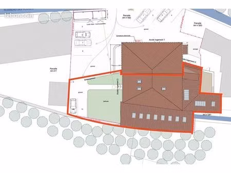 immeuble 352 m² fontaines-saint-martin