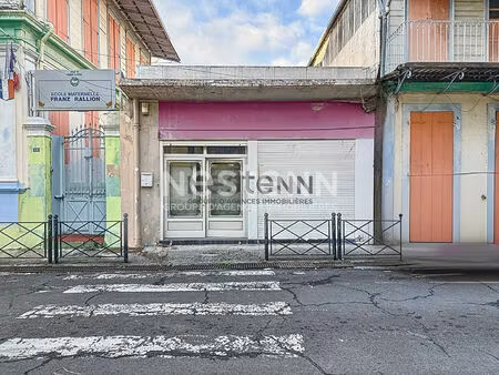 a vendre local commercial a ptp de 132m2 a renover ou nouveau projet batiment r+3