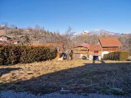 vente terrain 808 m² mont-saxonnex (74130)