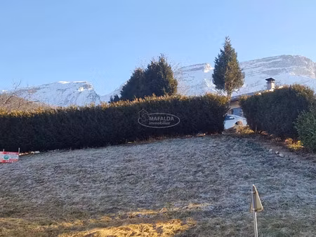 vente terrain 808 m² mont-saxonnex (74130)
