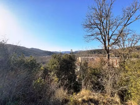 terrain spacieux ensoleillé avec vue panoramique à espéraza