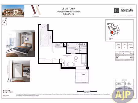 vente appartement 1 pièce 28 m² à mordelles (35310)  180 000 €