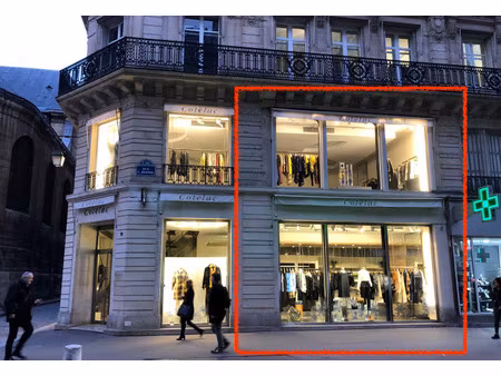 prime - rue saint-honoré - belle boutique en r+1