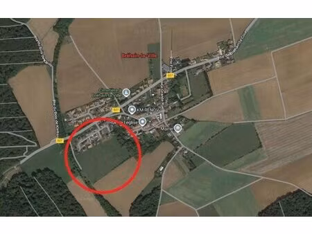 en vente terrain constructible 5 ares – 107 000 € |bréhain-la-ville