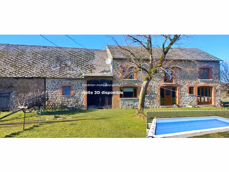 grande fermette rénovée et gîtes  granges  sur 3333m2 de te