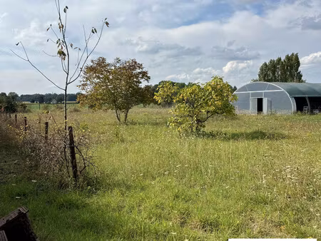 terrain de loisirs a st benoit sur loire vue sur la basilique