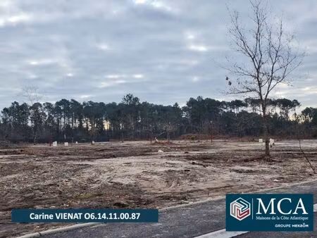vente terrain 518 m² parentis-en-born (40160)