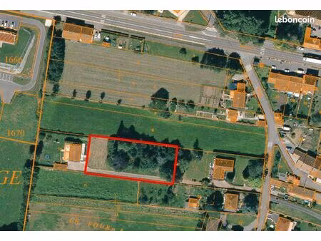 rimogne - terrain a batir a viabiliser - 2054 m2
