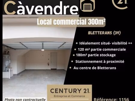 local commercial 300 m² bletterans