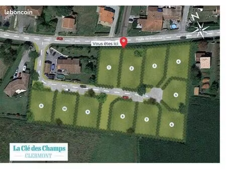 terrain 771 m² clermont