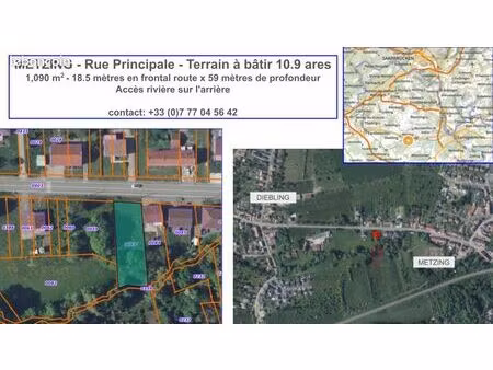 terrain a bâtir à metzing