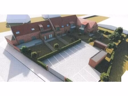 terrain à bâtir avec projets de 8 logements à spiennes