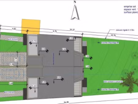 vente terrain 270 m² à vitry-sur-seine (94400)  329 000 €