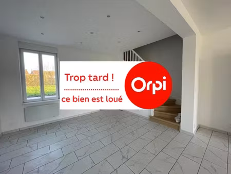 location maison 3 pièces 69 m² à vieux-condé (59690)  730 €