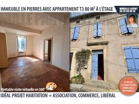 immeuble avec locaux et appartement
