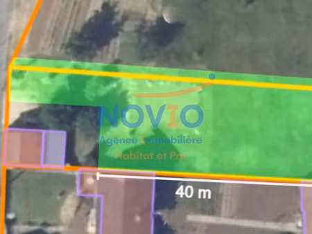 vente terrain 800 m² à naintre (86530)  38 000 €