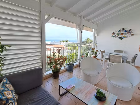 location t3 duplex meublé avec vue mer à dampierre - terrass