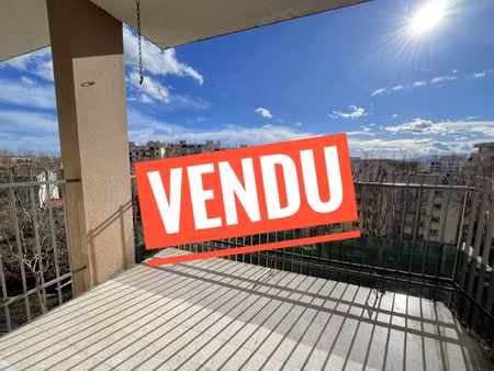 perpignan - centre ville - grand f3 ensoleille avec deux ter