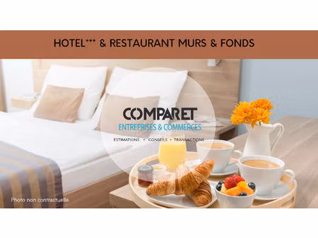 murs et fdc hôtel-restaurant 3* avec foncier de 5 000 m²