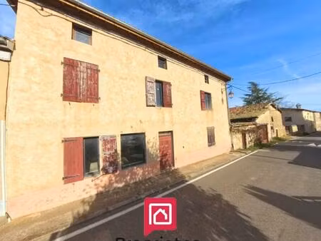 maison familiale en pierre à rénover - 270m² - beauvallon (69)