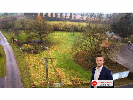 vente terrain à batir 4016 m² à belleau (54610)  129 000 €
